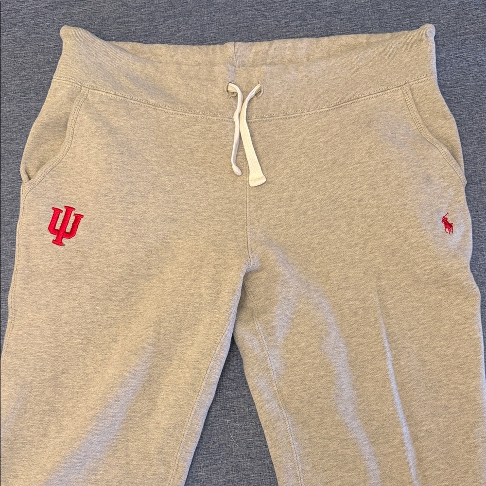 Polo by Ralph Lauren Gray Sweatpants with Red Logo